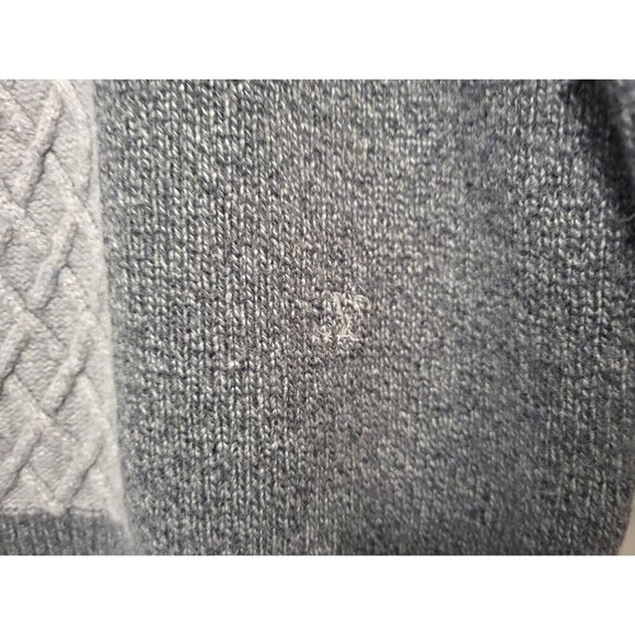 Vintage Valentino Wool Angora Cashmere Sweater Cable Knit Pullover - Picture 6 of 15